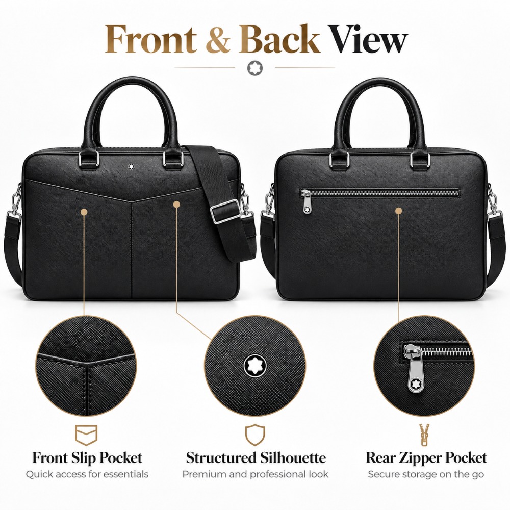 Luxury Men Business Briefcase  - Luxury Bags Tote ulasan dan harga