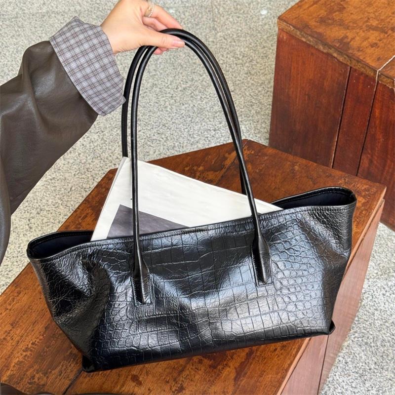 Retro Crocodile Embossed Handb - Luxury Bags Tote ulasan dan harga