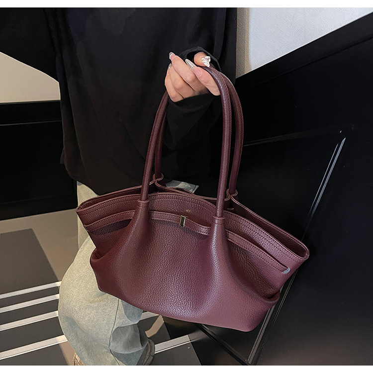 Burgundy Ladies Handbags Luxur - Luxury Bags Tote ulasan dan harga