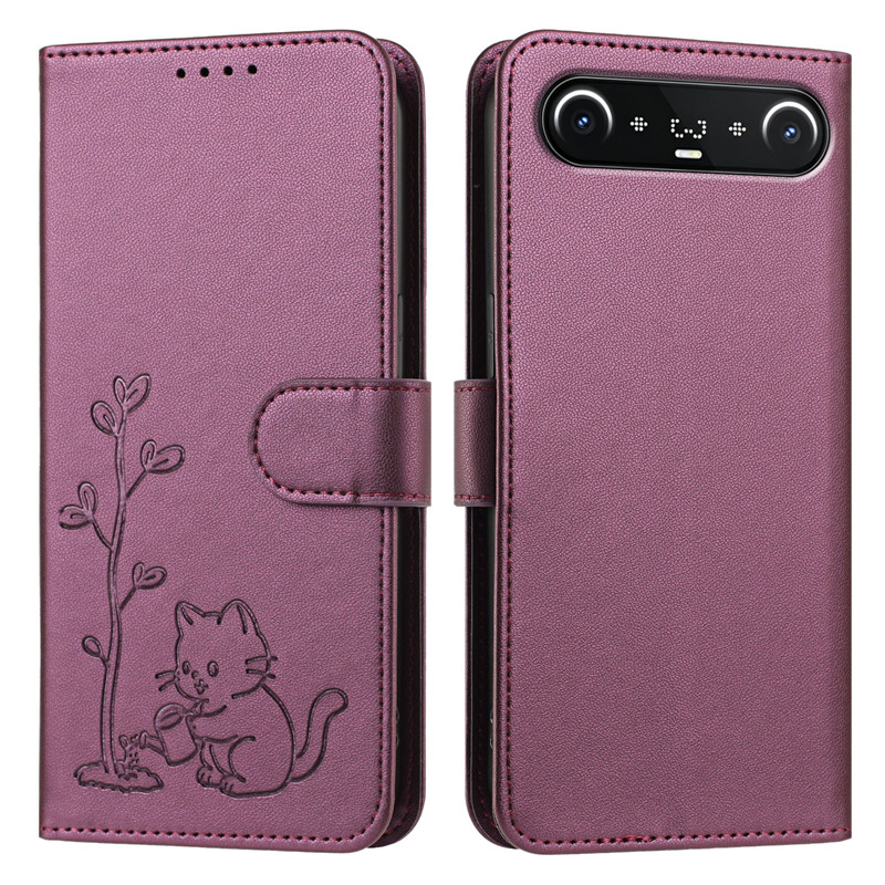 Cats & Trees Pattern Leather P - Luxury Bags Kl ulasan dan harga